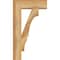 Ekena Millwork Balboa Block Rough Sawn Bracket, Western Red Cedar, 4"W x 16"D x 28"H BKT04X16X28BOA05RWR - alternate 2